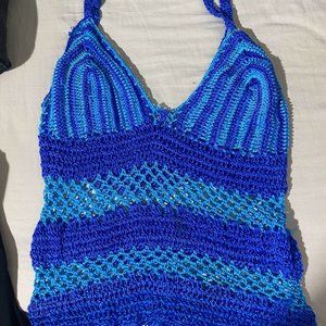 crochet knit top